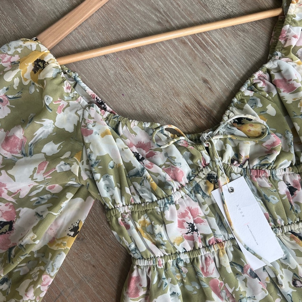 Lush Green Dress. New with Tags!